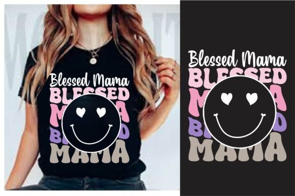 Blessed Mama Retro PNG T-Shirt Design Review