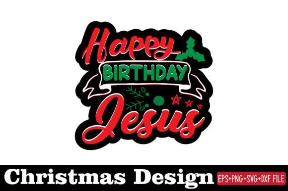 Christmas Sticker, Happy Birthday Jesus Review