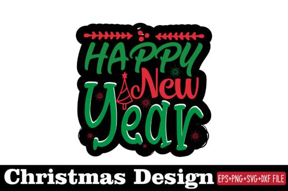 Christmas Sticker, Happy New Year Review