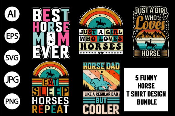 Funny Horse T Shirt Design Bundle Review