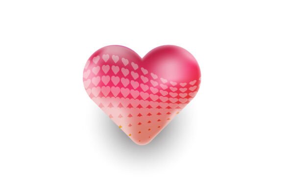 Heart Shape Sticker Graphic Vector Conce Review