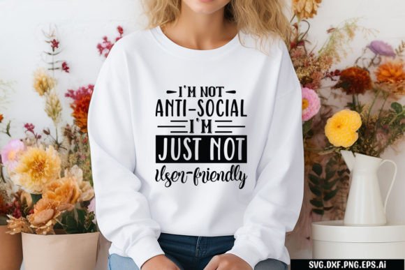 I'm Not Anti-Social, I'm Just Not User-Friendly Embroidery Review