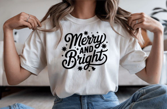 Merry and Bright Christmas Svg Design Review