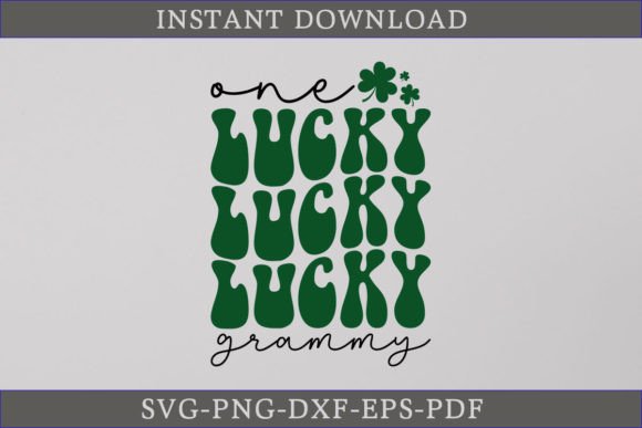One Lucky Grammy Retro Gift Shirt SVG Review