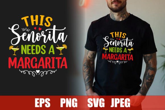 Reviewing This Senorita Needs a Margarita T-shirt Design